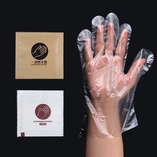 Individual Pack Eco Friendly For Food Disposable Gloves