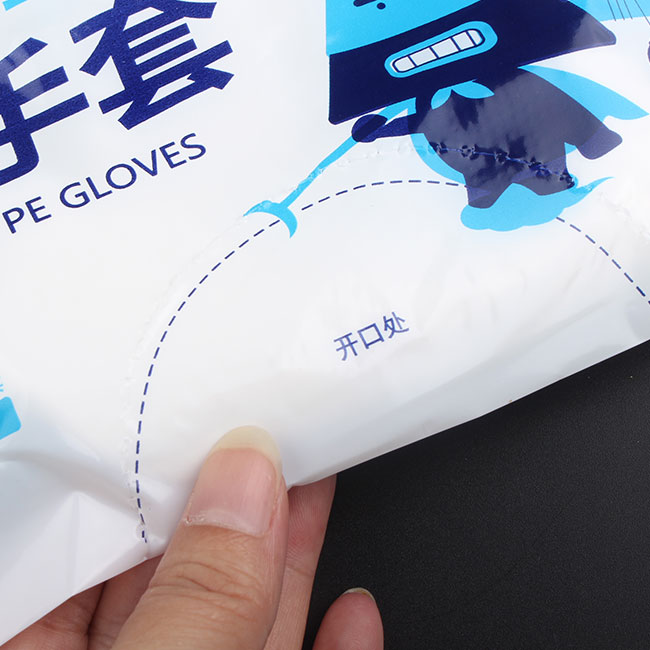 Household Transparent Pe Plastic Disposable Glove