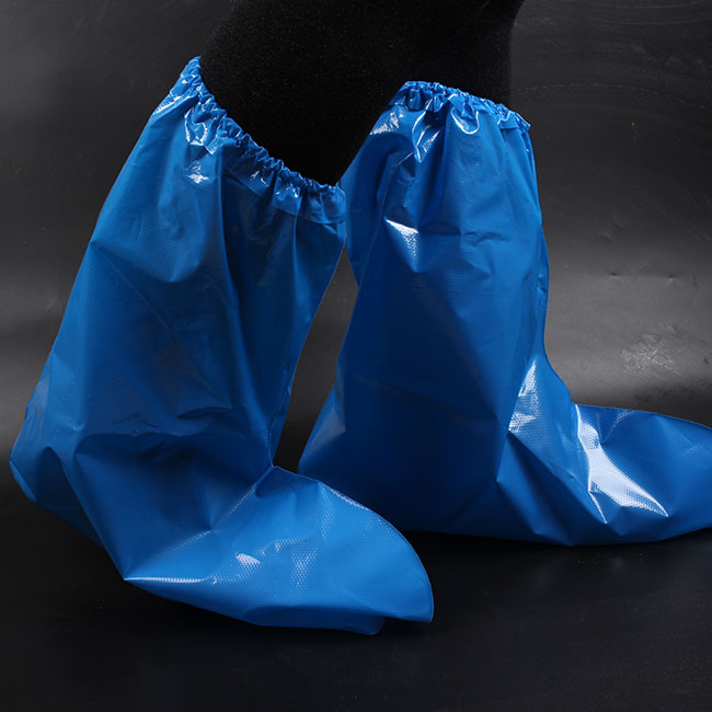 Disposable Shoe Covers Waterproof Drawstring PE Shoe Covers Rainy Day Out Door Shoe Covers